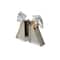 9" Clear Glass Horse Head Decorative Bookends with Pyramid Bases, 2ct.